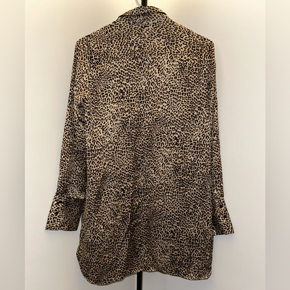 NEW Leopard print Silk shirt - Picture 4 of 5